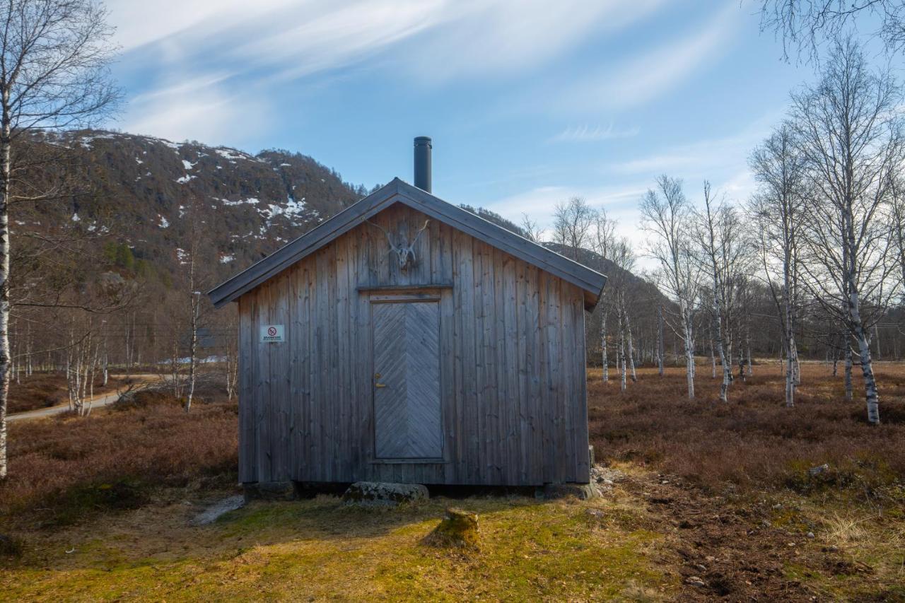 Unique Cabin Sikringsbua In Sirdal Tjorhom Exterior photo